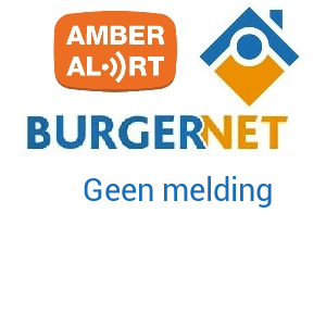 Banner met oproep te zoeken naar vermist persoon.